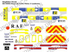 Royal Air Force Police 2 Landrover Defender